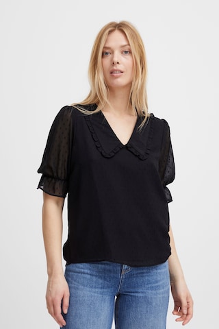 b.young Blouse 'Isigne' in Black: front