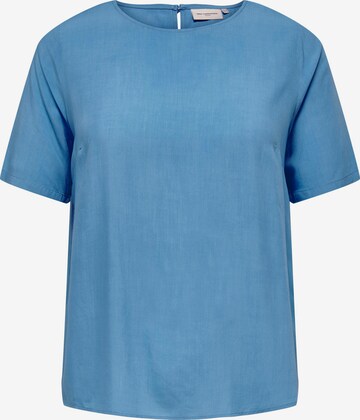 ONLY Carmakoma - Blusa 'Anita' em azul: frente