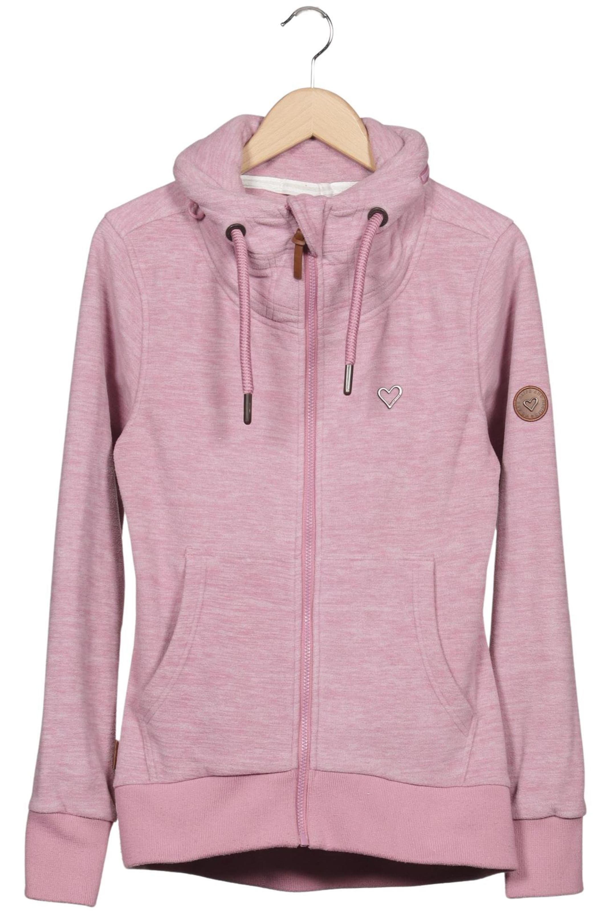 alife & kickin Sweatshirt & Zip-Up Hoodie in S in Pink: front