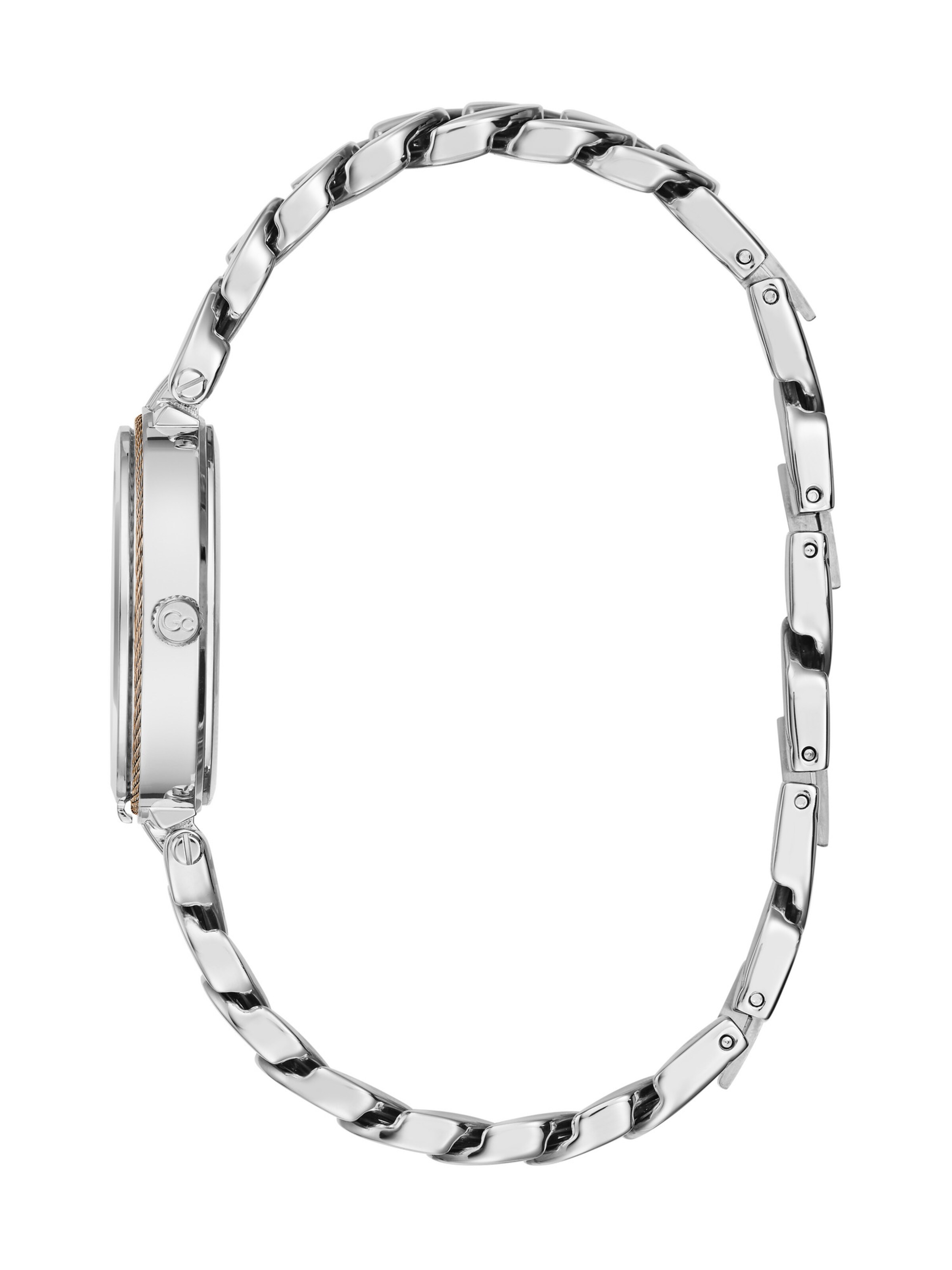 Gc Analoguhr 'LadyChain' in Silber