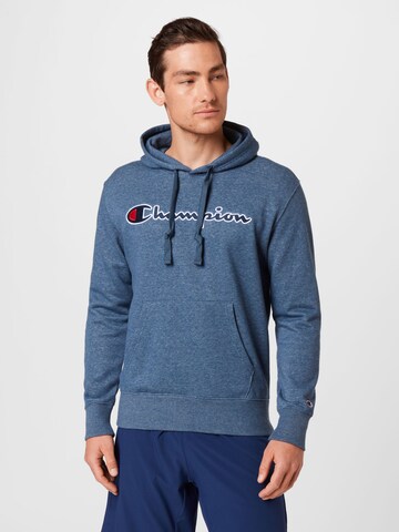 Champion Authentic Athletic Apparel Sweatshirt in Blue: front