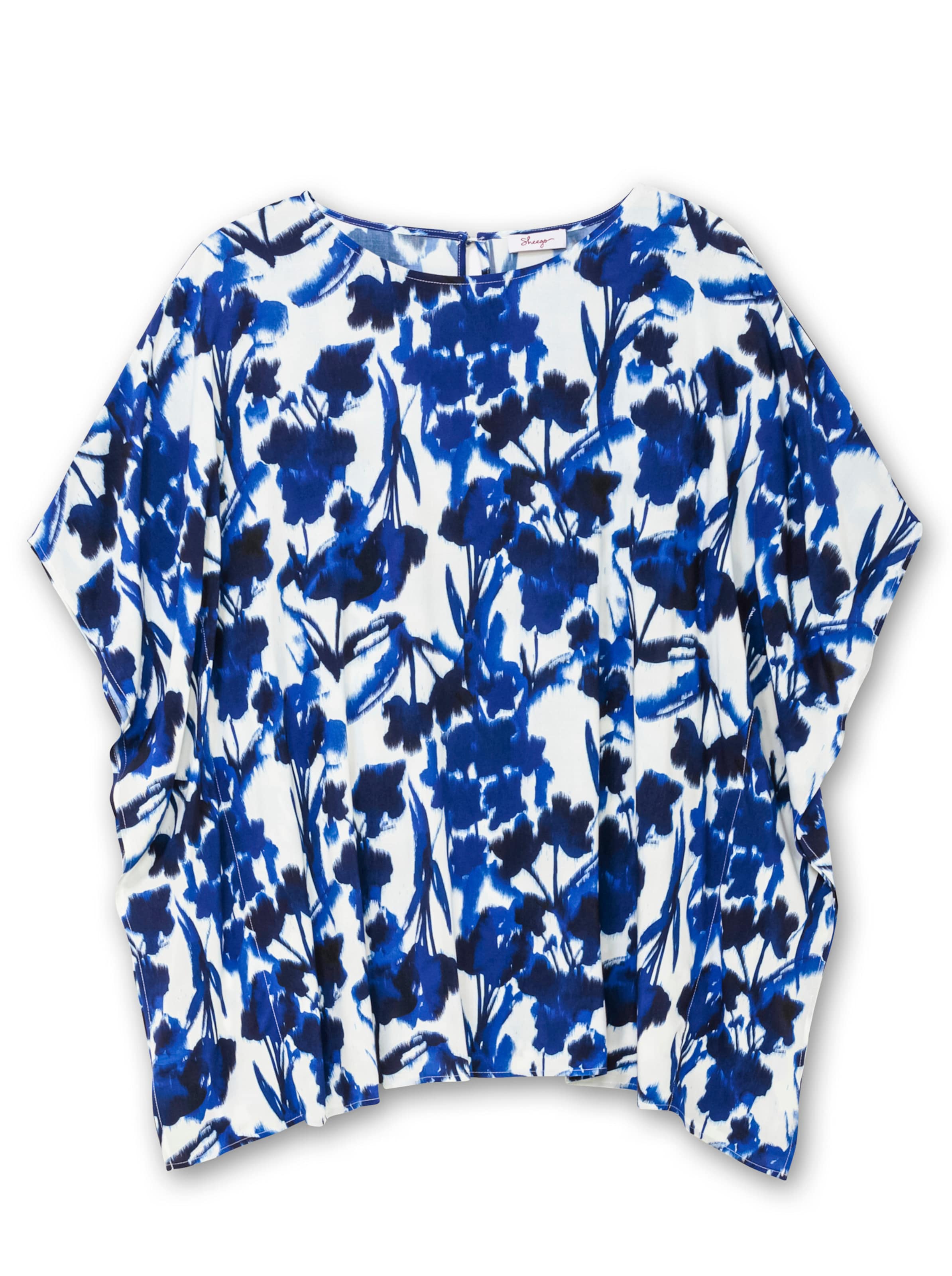 SHEEGO Pluus, värv sinine: eest vaates