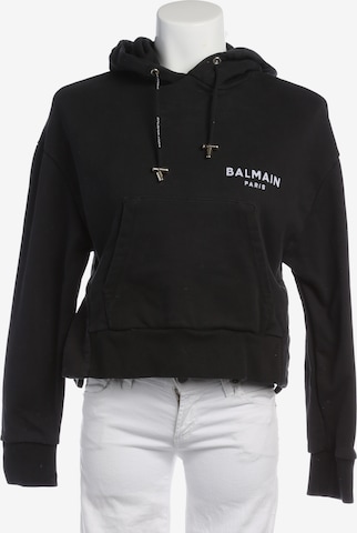 Balmain Sweatshirt & Zip-Up Hoodie in S in Black: front