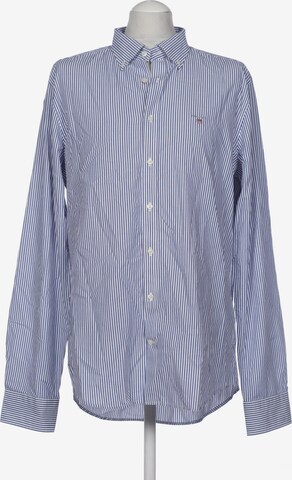 GANT Button Up Shirt in XL in Blue: front