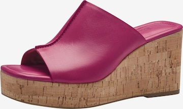 TAMARIS Mules in Pink: front