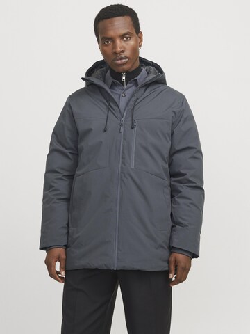 JACK & JONES Зимняя куртка 'JJPayne' в Серый: спереди