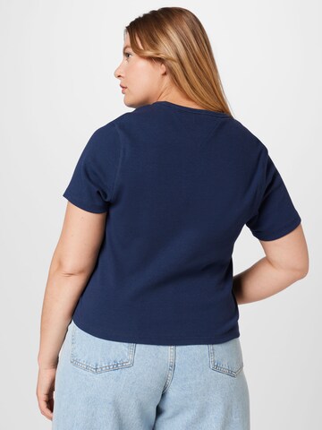 Tommy Jeans Curve - Camisa em azul