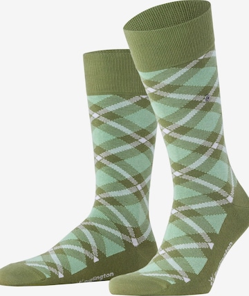 BURLINGTON Socks 'Tartan' in Green: front