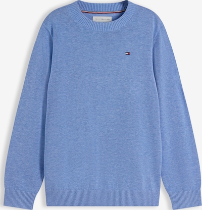 74 dydžio Megztinis 'Essential Flag Embroidery' iš TOMMY HILFIGER, spalva – mėlyna, Prekių apžvalga