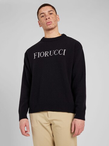 Fiorucci Sweater 'Heritage' in Black: front