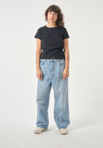 Cleptomanicx T-Shirt 'Slim Tee Ligull Slim' in Schwarz