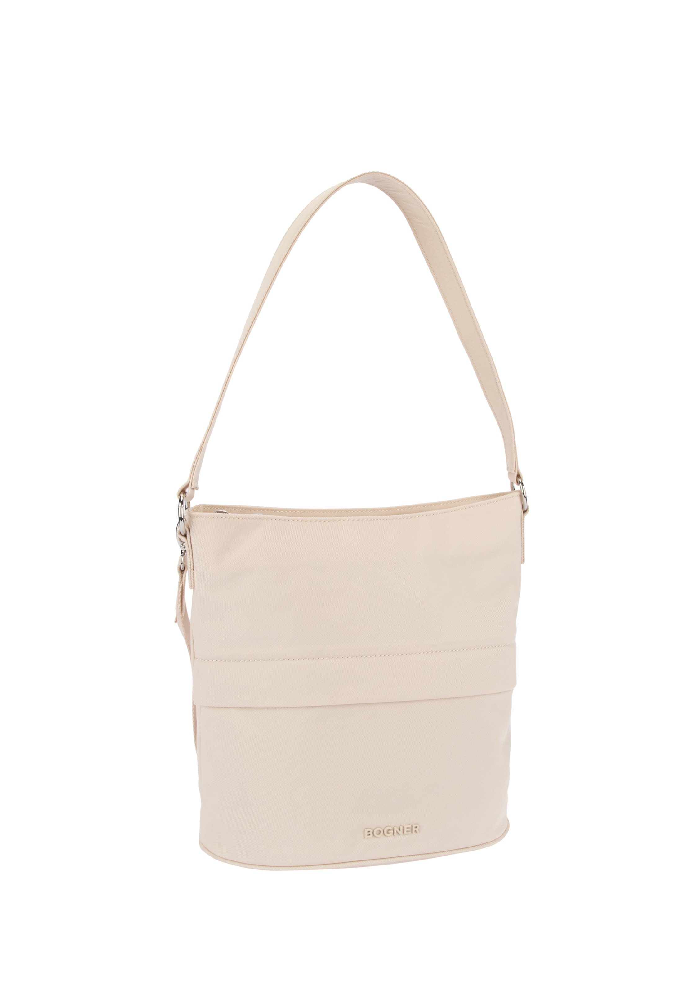 BOGNER Schultertasche 'Maxon' in Beige