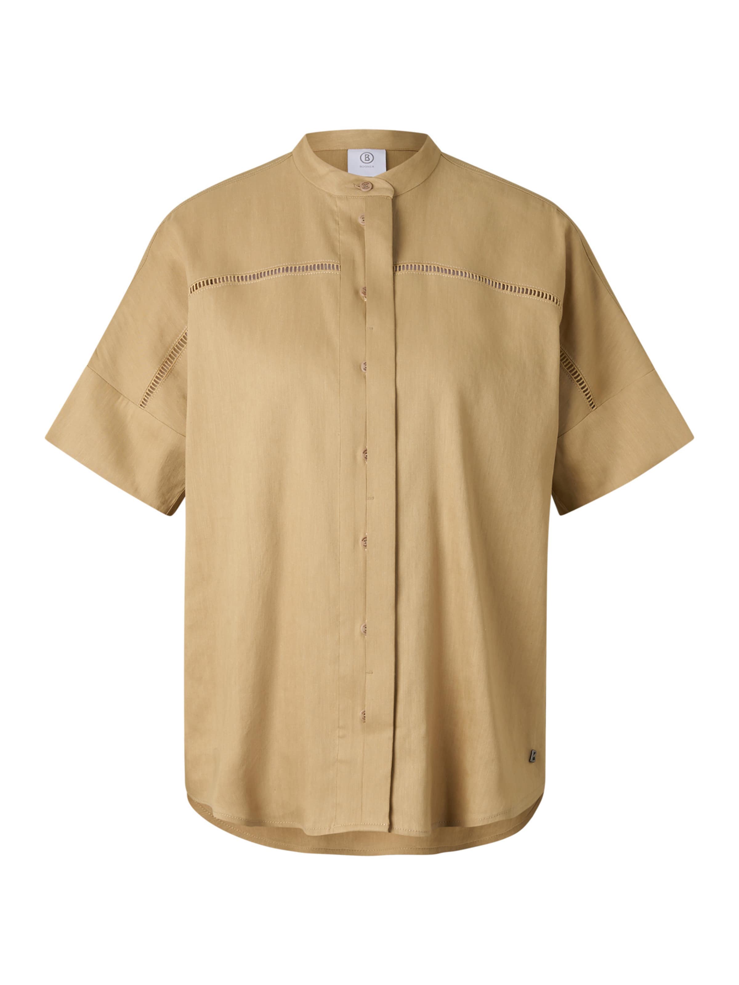 BOGNER Bluse in Beige: Vorderseite
