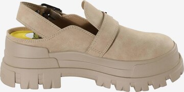 BUFFALO Clogs 'Aspha' in Beige