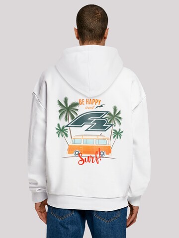 F2 Sweater 'Be Happy And Surf Bulli Sommer' in White