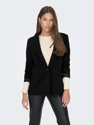 JDY - Blazer 'Cheetah' em preto: frente