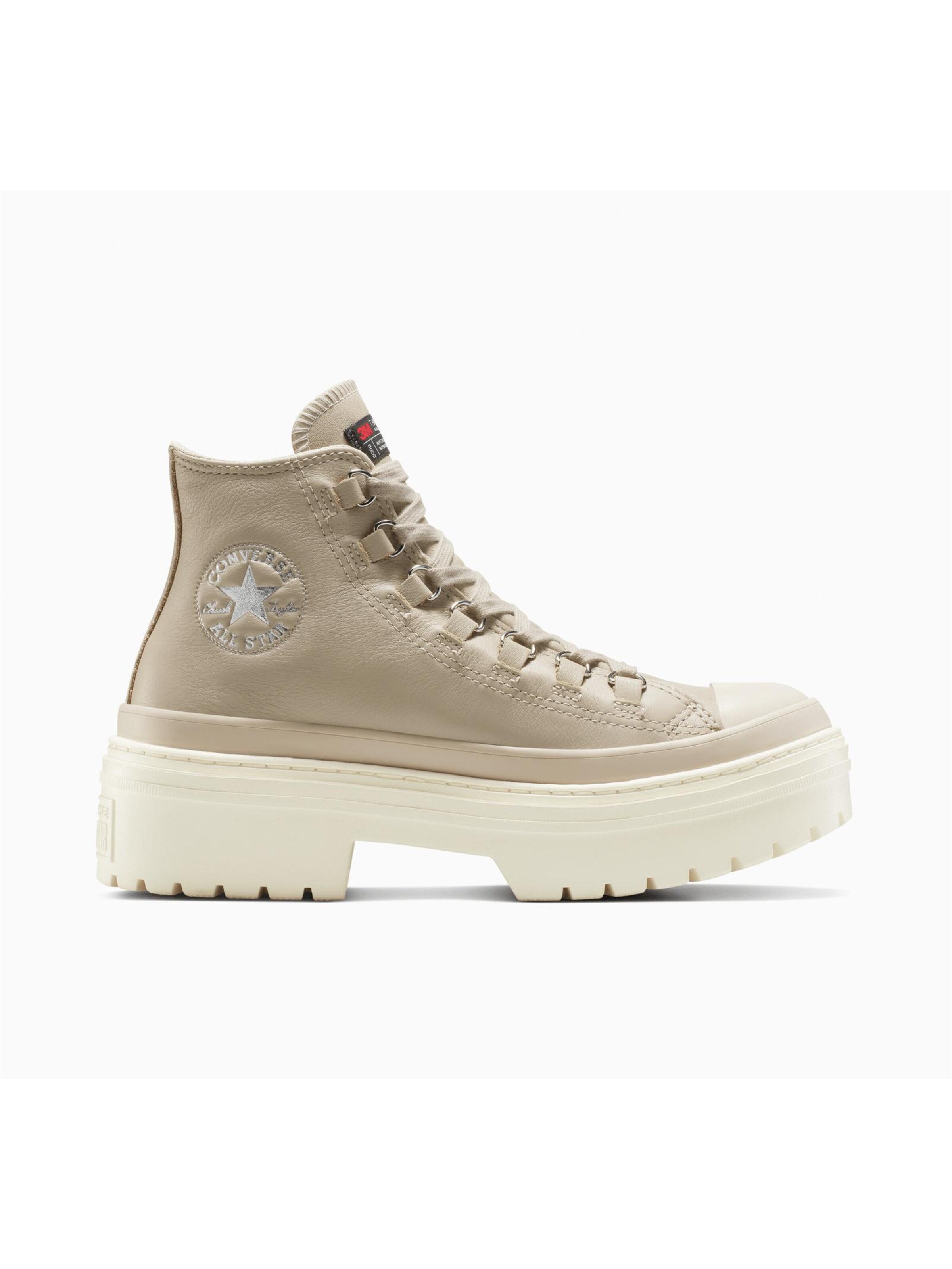 Scarpa sportiva 'Converse Chuck Taylor All Star Lugged Heel Platform Waterproof Leather' di CONVERSE in beige