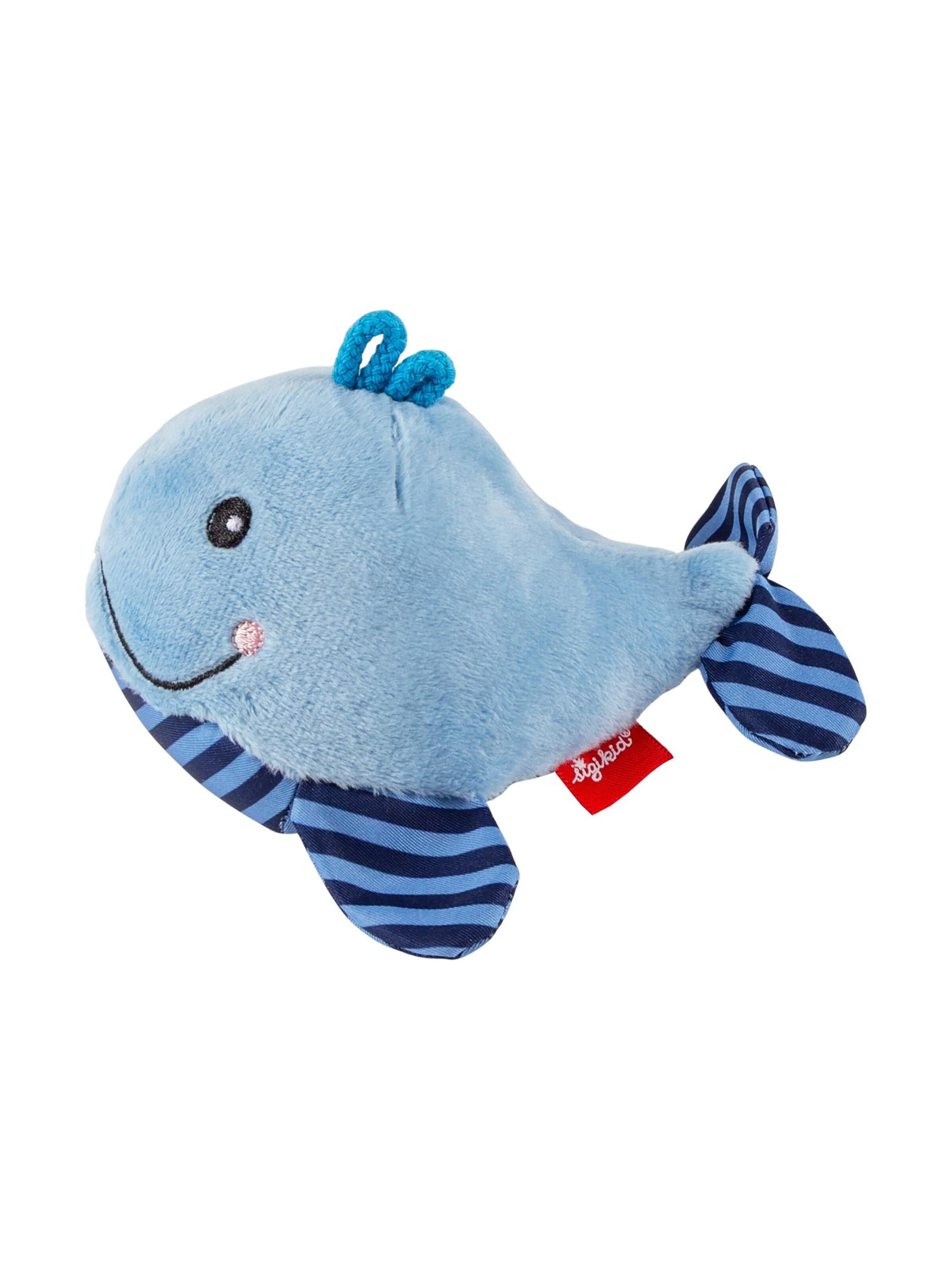 SIGIKID Stuffed animals 'Rassel-Greifling RedStars' in Blue