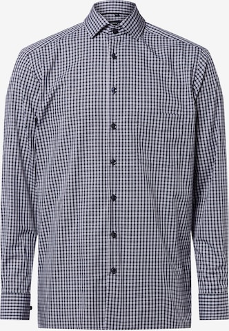Andrew James Button Up Shirt in Blue: front