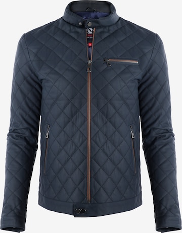 Giorgio di Mare Between-Season Jacket in Blue: front