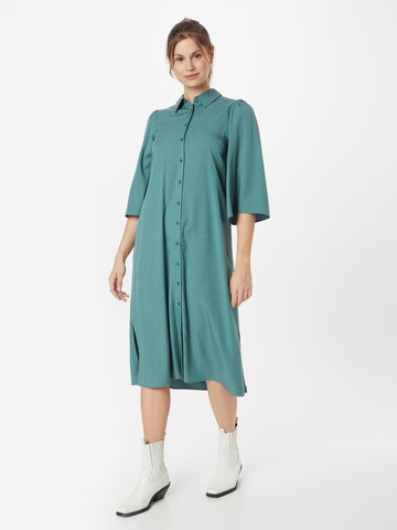 mbym Košilové šaty 'Akoto' – zelená: přední strana