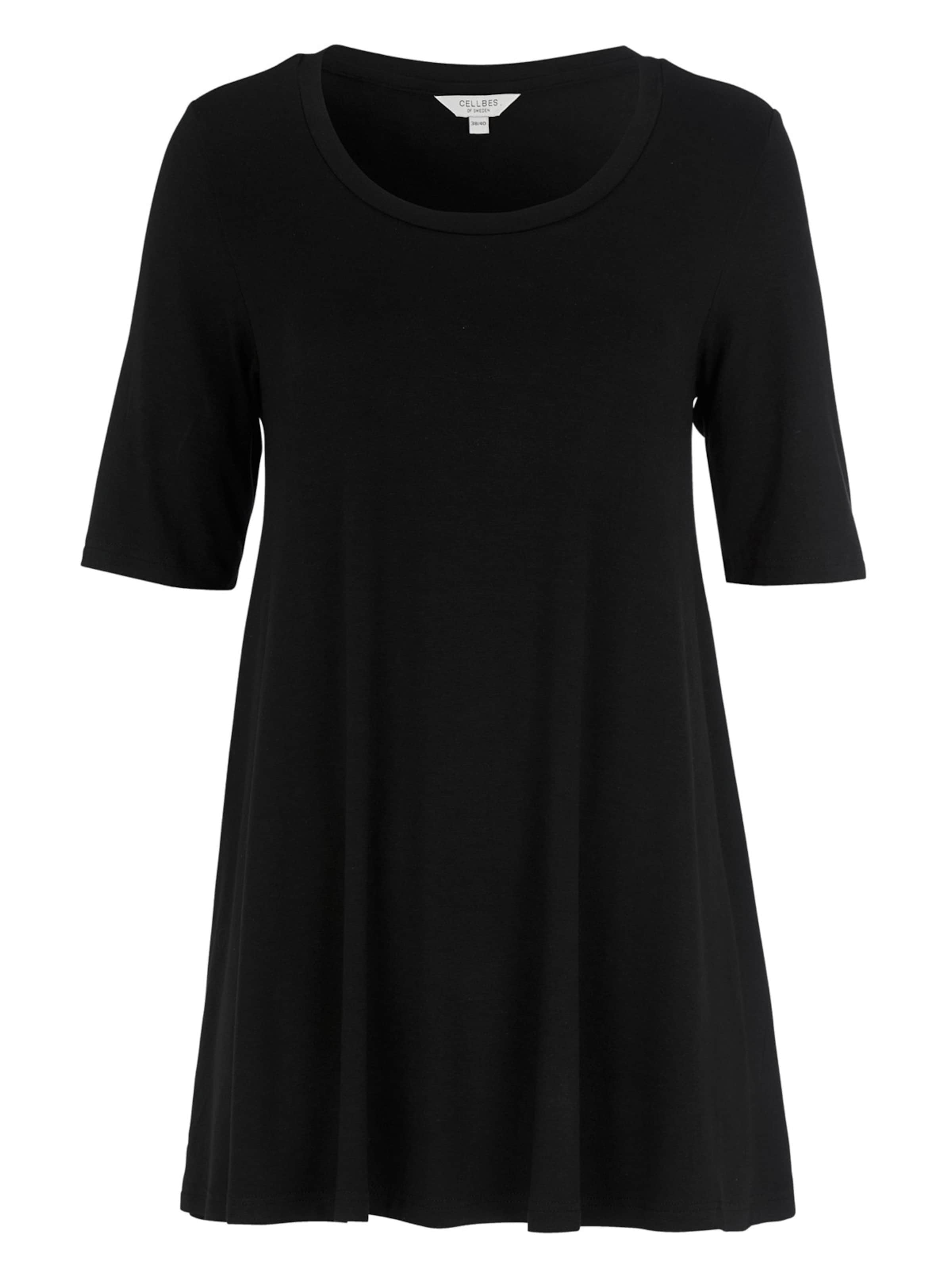 T-shirt Cellbes of Sweden en noir : devant