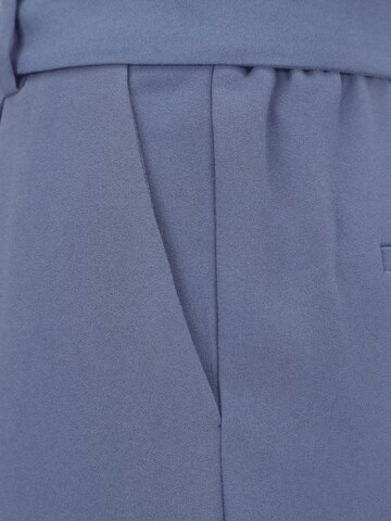 Forever New Petite Slimfit Kalhoty se sklady v pase 'Penny' – modrá