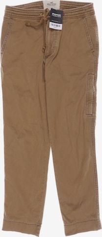 HOLLISTER Pants in 28 in Brown: front