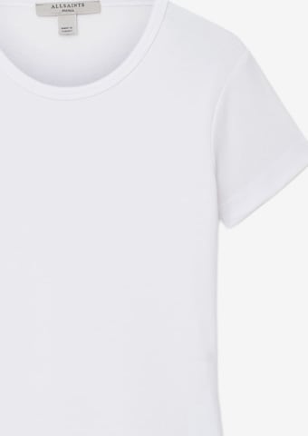 AllSaints Тениска 'Stevie' в бяло: отпред