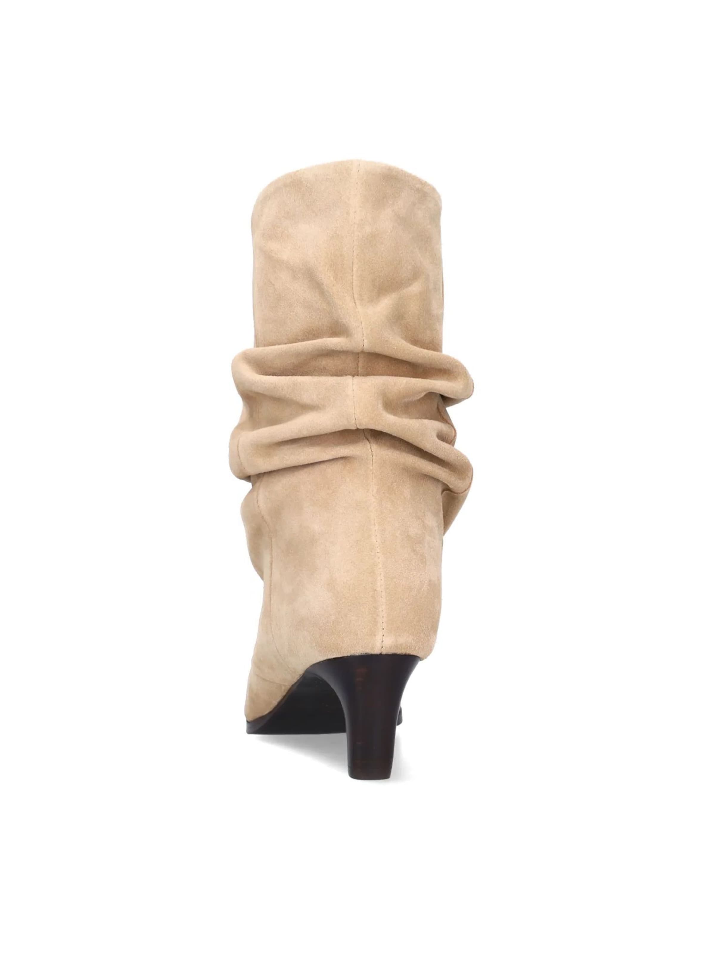 MANFIELD Stiefelette in Beige