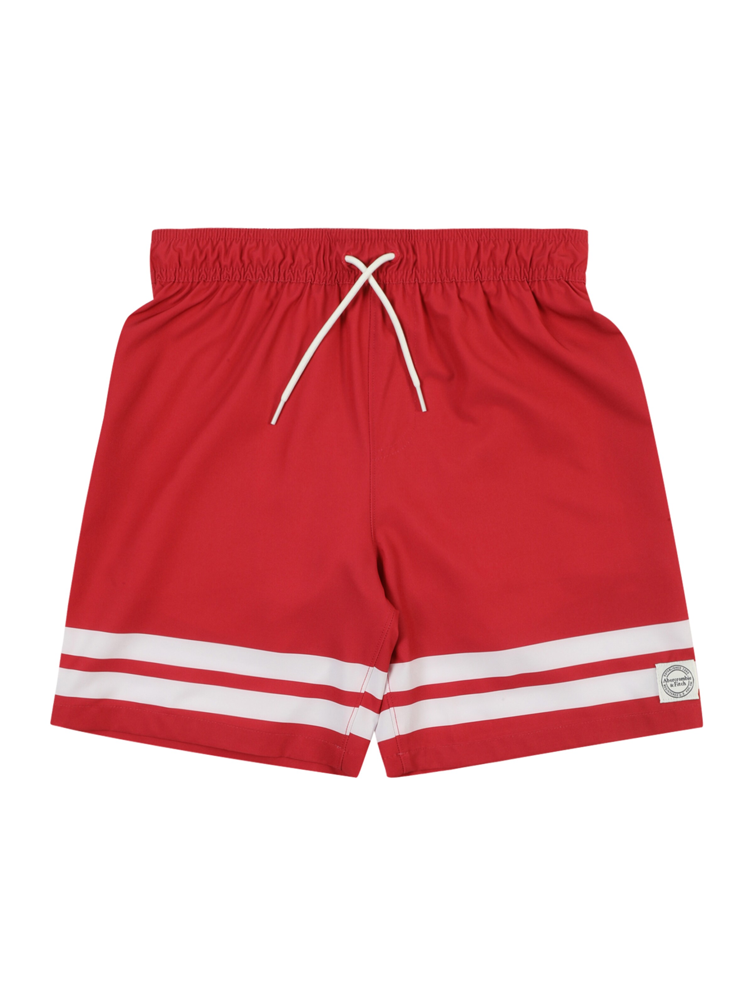 Abercrombie & Fitch Plavecké šortky – červená: přední strana