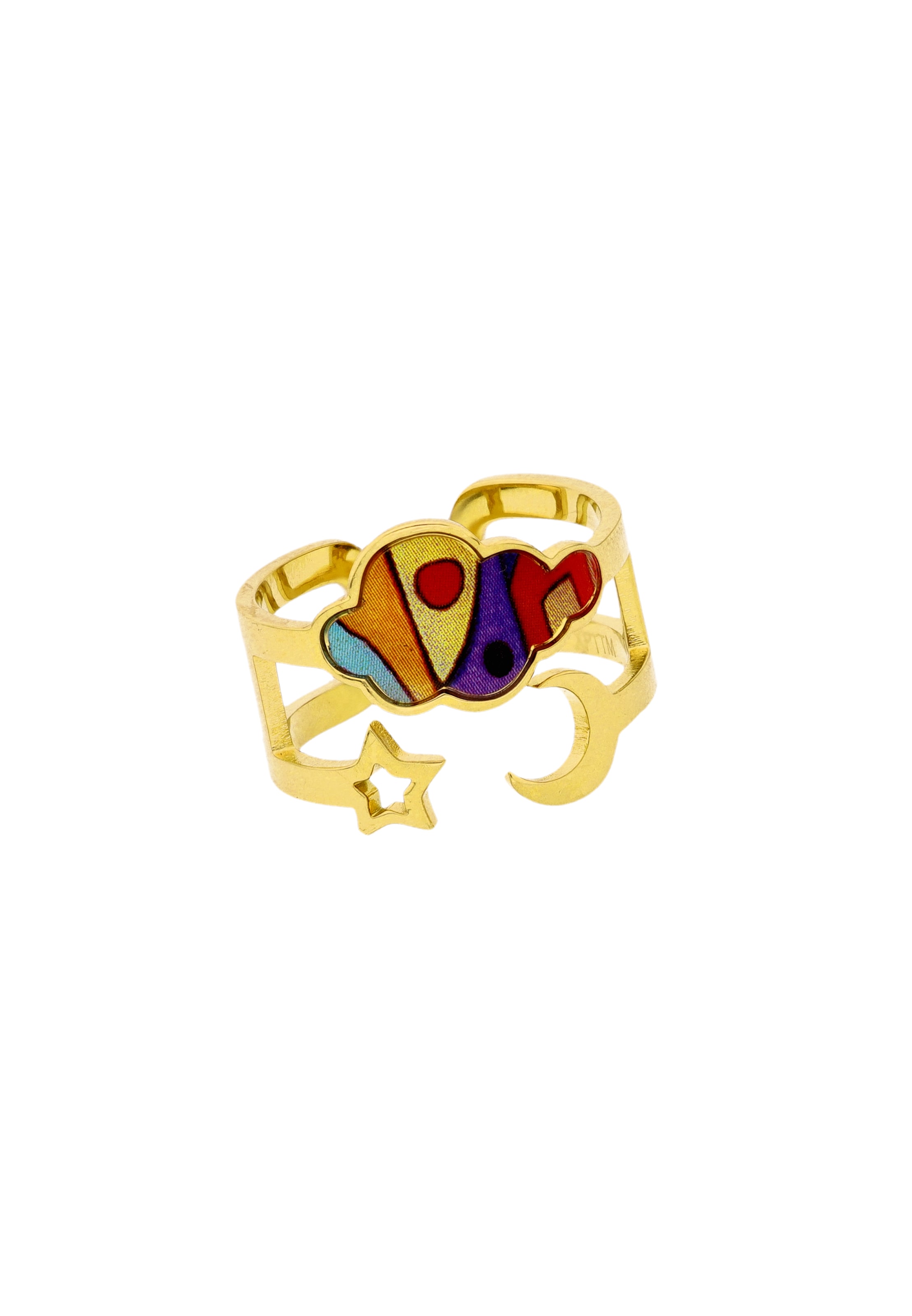 IZIA - Anillo en oro: frente