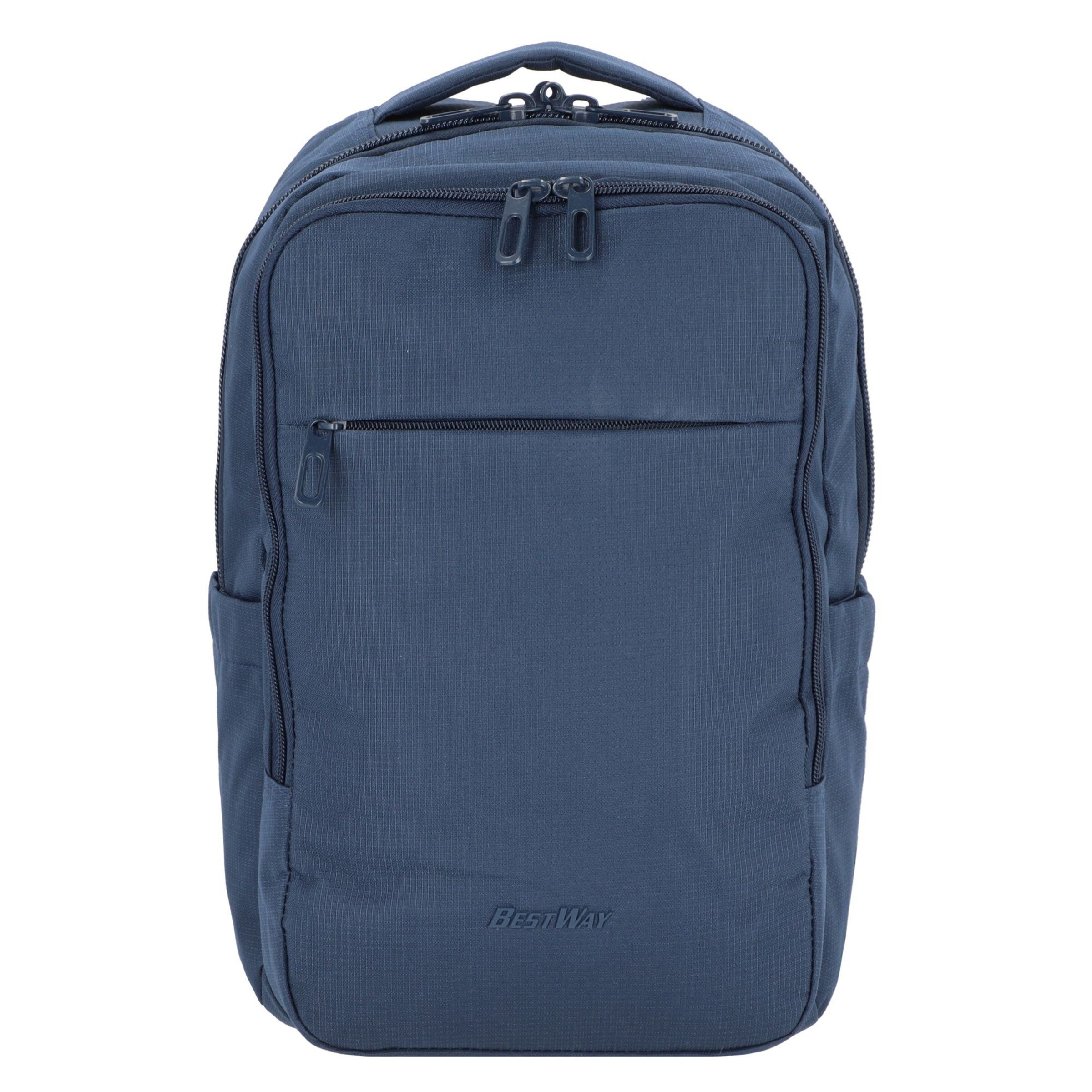Worldpack Backpack 'BestWay' in Blue: front