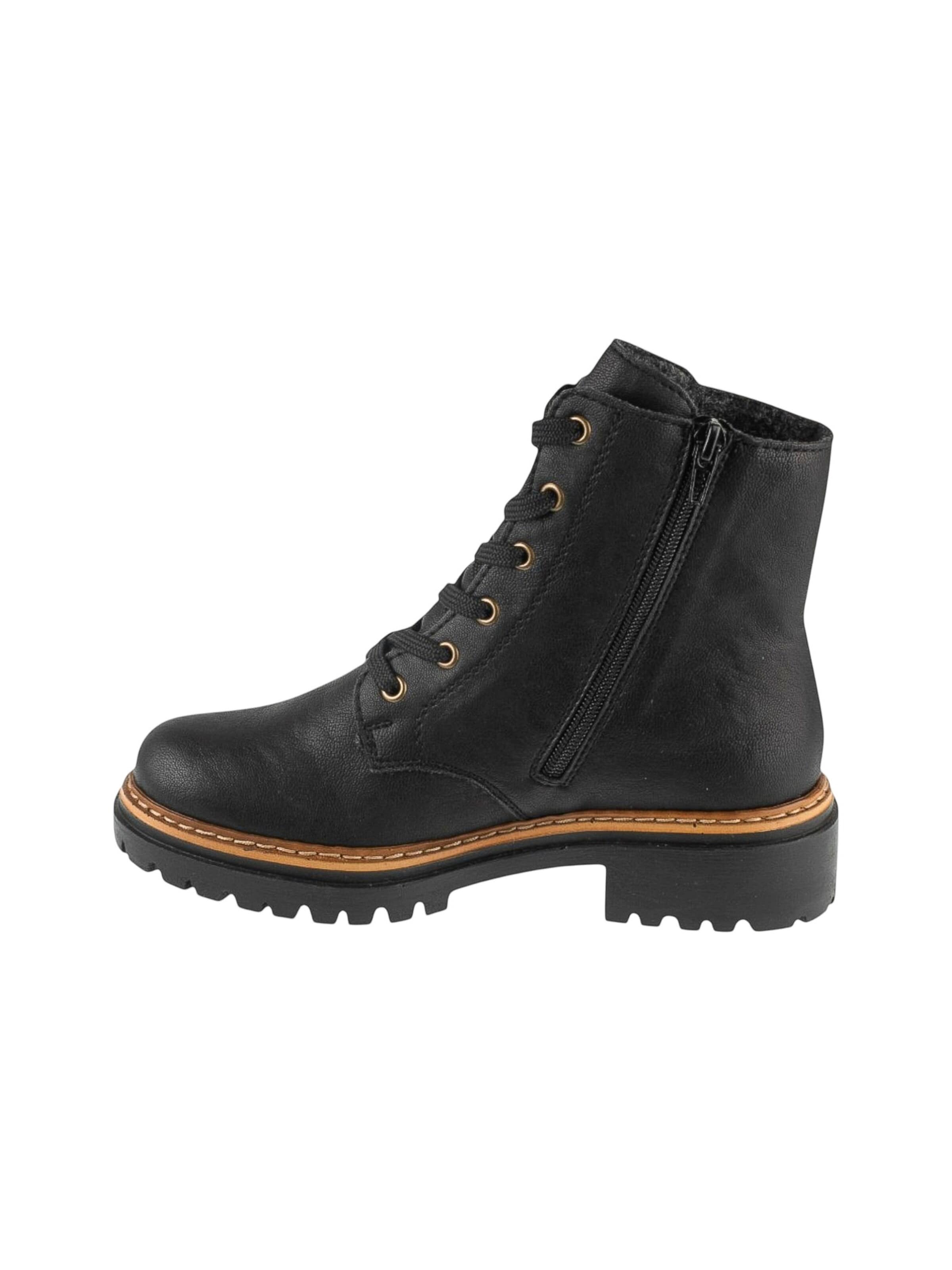 Rieker Veterlaarsjes 'Rieker Booties 72617' in Zwart