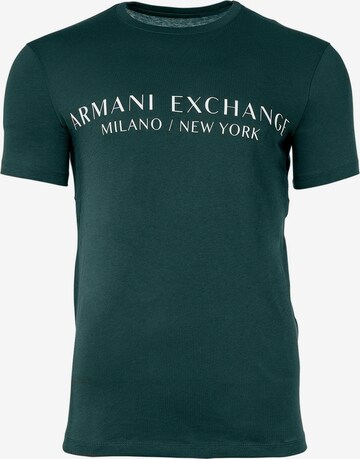 ARMANI EXCHANGE Regular Fit Shirt in Grün: predná strana