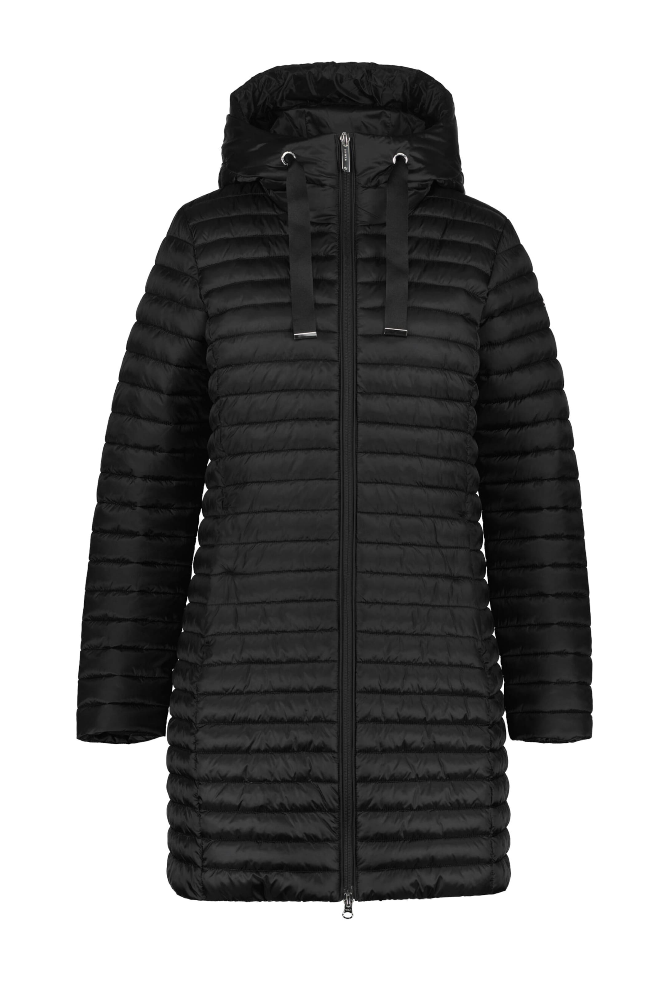 LUHTA Функционално палто &#x27;Hietois&#x27; в черно: отпред