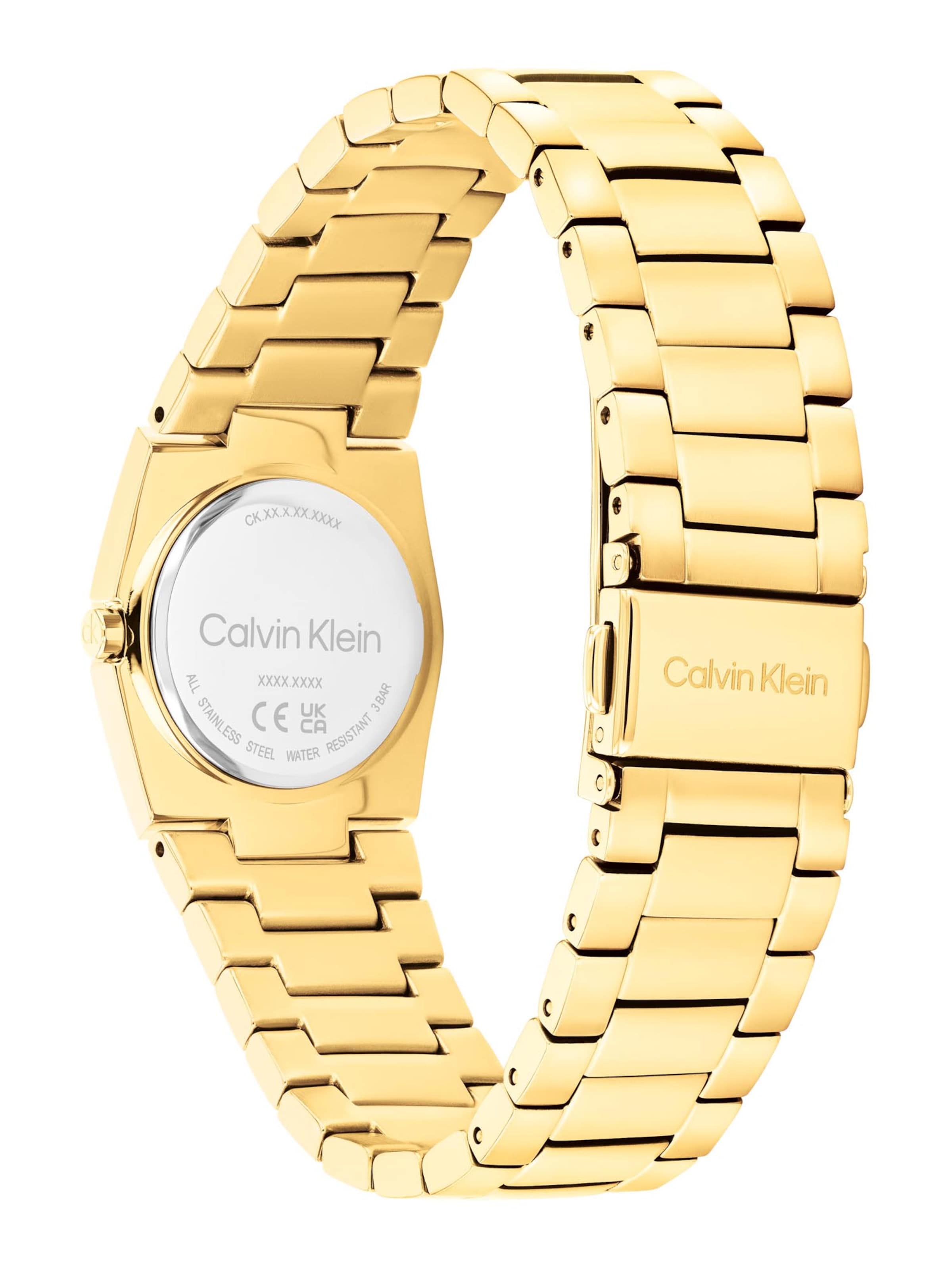 Calvin Klein Αναλογικό ρολόι 'Unite' σε χρυσό