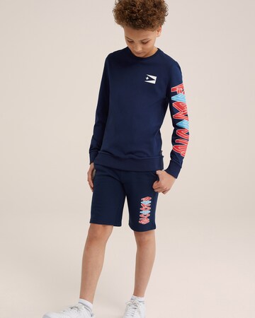 Regular Pantalon WE Fashion en bleu
