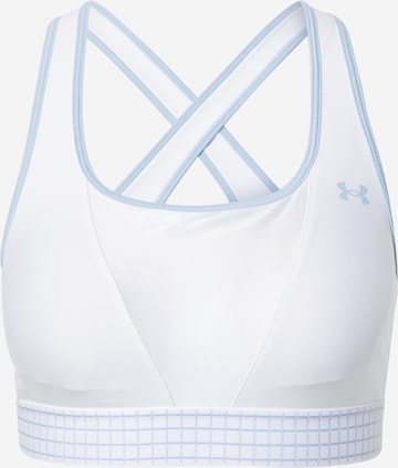 Bustieră Sutien sport de la UNDER ARMOUR pe alb: față