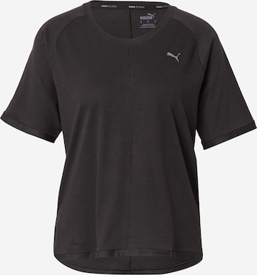 PUMA Performance Shirt 'TriBlend' in Black: front