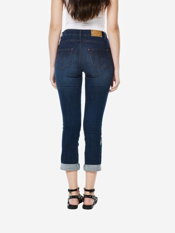 KOROSHI Slimfit Jeans i blå