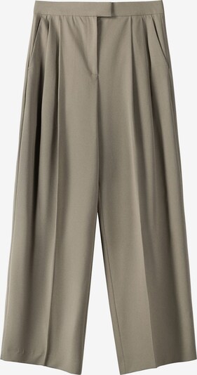 Pantaloni con piega frontale Bershka di colore beige scuro, Visualizzazione prodotti