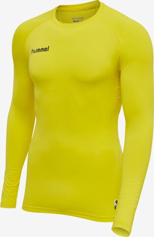 Hummel - Camiseta térmica en amarillo