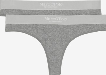 Marc O'Polo String ' Iconic Rib ' in Grijs: voorkant