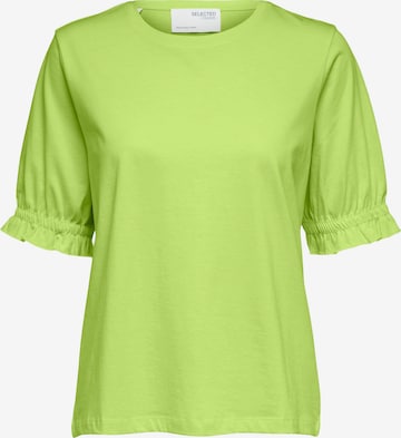 SELECTED FEMME Shirt 'Lilliana' in Green: front