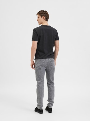 SELECTED HOMME Slimfit Jeans 'Toby' in Grau