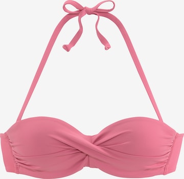 LASCANA Bikinioverdel 'Sofia' i pink: forside