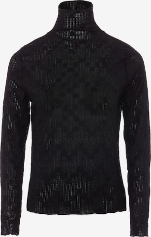 Camicia da donna di nascita in nero: frontale