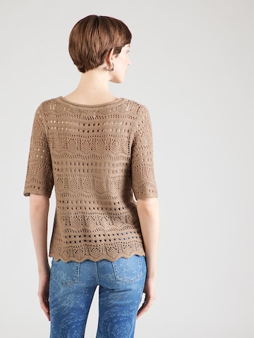 JDY Sweter 'JDYSUN LAY' w kolorze brązowy