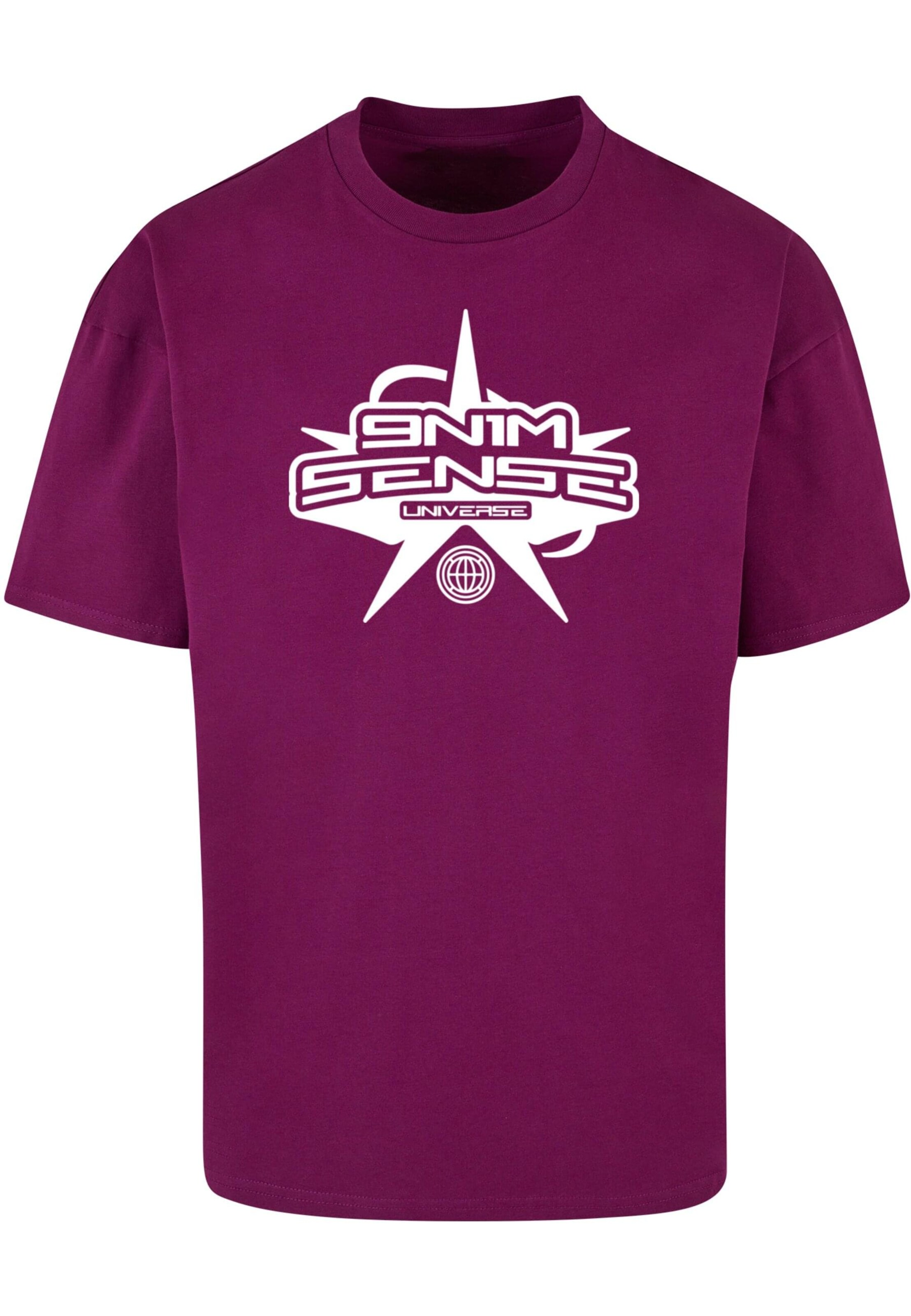 T-Shirt 'Universe' 9N1M SENSE en violet : devant